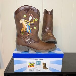 Disney Toy Story Brown Cowboy Boots for Kids